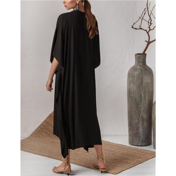 Bsubseach Women Kaftan Dresses Caftan Loungewear Maxi Dress Swimsuit Cover Up - Picture 2 of 6